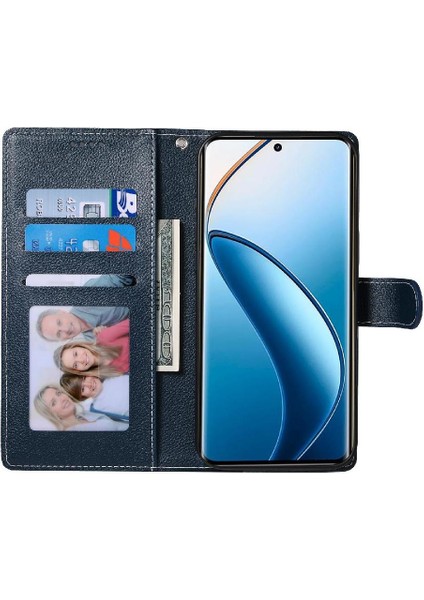 Realme 12 Pro 5g Günlük Kullanım Için Kılıf Kart Yuvaları Darbeye Dayanıklı Manyetik (Yurt Dışından)