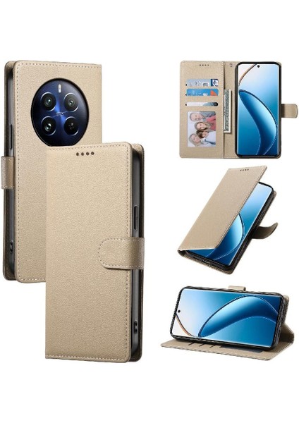 Realme 12 Plus 5g Günlük Kullanım Için Kılıf Kart Yuvaları Darbeye Dayanıklı Manyetik (Yurt Dışından)