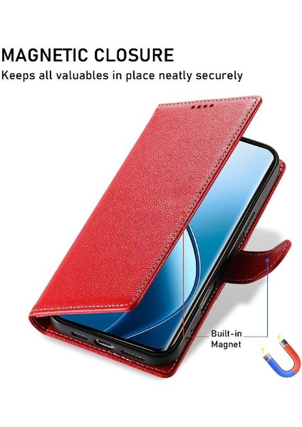 Realme 12 Plus 5g Günlük Kullanım Için Kılıf Kart Yuvaları Darbeye Dayanıklı Manyetik (Yurt Dışından) modelleri