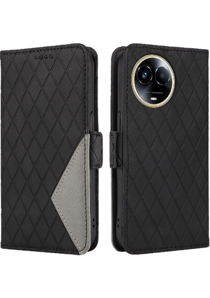 Kart Yuvası ile Realme 11X 5g Iki Renk Ekleme Desenleri Için Flip Case ve (Yurt Dışından) fırsatları