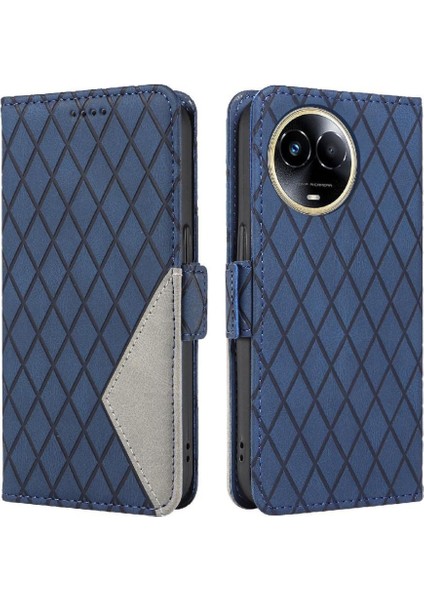 Kart Yuvası ile Realme 11X 5g Iki Renk Ekleme Desenleri Için Flip Case ve (Yurt Dışından)