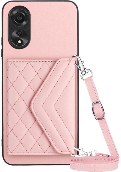 Oppo A17 Doğru Insizyon Benzersiz Kickstand Fonksiyonu Için Uyumlu Kılıf (Yurt Dışından)