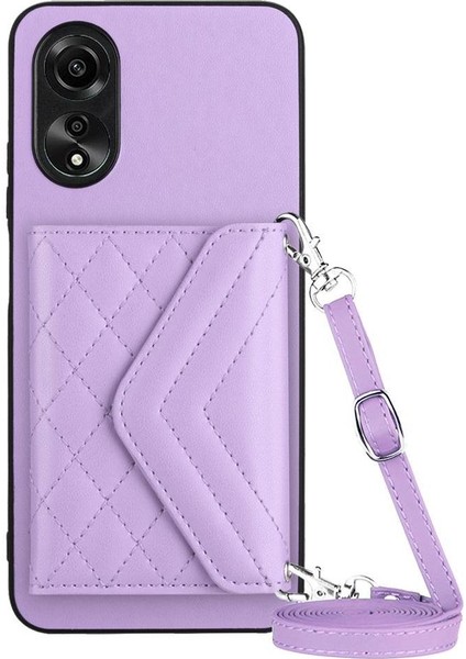 Oppo A17 Doğru Insizyon Benzersiz Kickstand Fonksiyonu Için Uyumlu Kılıf (Yurt Dışından)