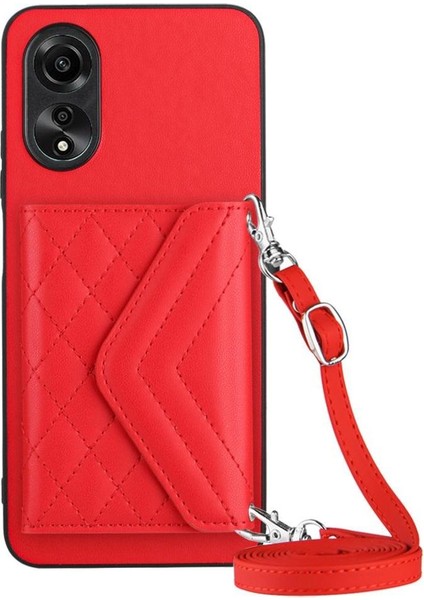 Oppo A17 Doğru Insizyon Benzersiz Kickstand Fonksiyonu Için Uyumlu Kılıf (Yurt Dışından)