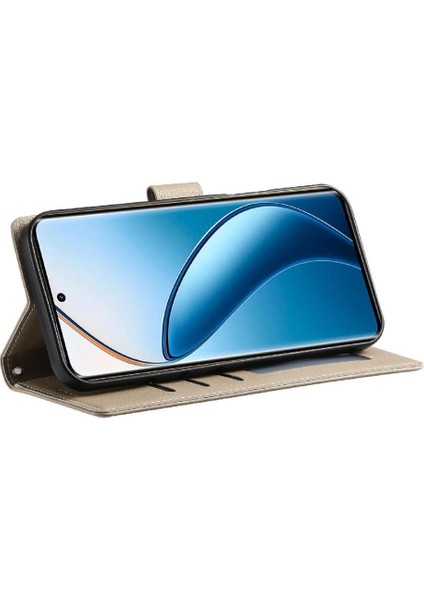 Realme 12 4g Manyetik Kapatma Günlük Kullanım Darbeye Dayanıklı Kart Yuvaları Için Kılıf (Yurt Dışından) fırsatları