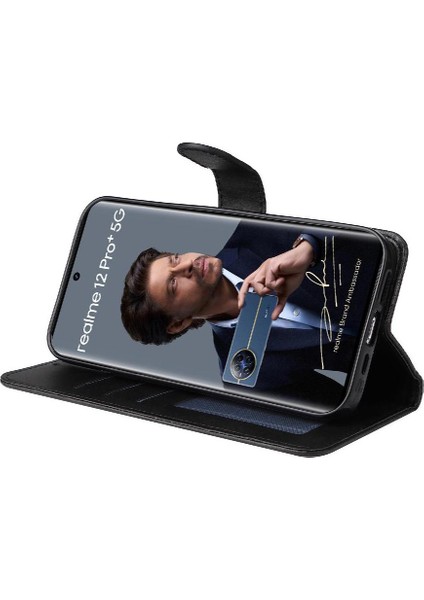 Realme 14 Pro Plus Hassas Kesikler Için Flip Case Kart Yuvaları Manyetik Flip (Yurt Dışından) modelleri