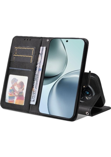Realme 14 Pro Plus Hassas Kesikler Için Flip Case Kart Yuvaları Manyetik Flip (Yurt Dışından) fırsatları