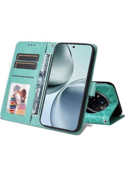 Realme 14 Pro Plus Kart Yuvaları Için Kılıf Koruyucu Kapak Çevirin Deri (Yurt Dışından)