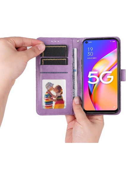 Realme 14 Pro Plus Kart Yuvaları Için Kılıf Koruyucu Kapak Çevirin Deri (Yurt Dışından)