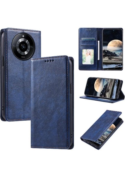 Realme 11 Pro Pu Deri Kart Yuvaları Tutucu Manyetik Ince Için Flip Case (Yurt Dışından) fırsatları