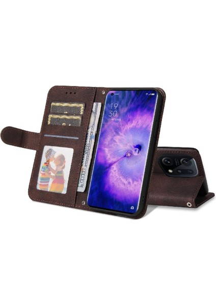 Oppo Find X5 Pro Uzun Kayış Cüzdan Kart Yuvası Sahipleri Için Flip Case Kısa (Yurt Dışından) fırsatları