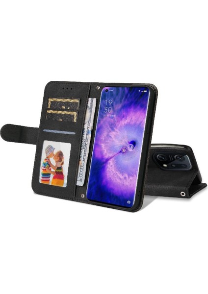 Oppo Find X5 Pro Uzun Kayış Cüzdan Kart Yuvası Sahipleri Için Flip Case Kısa (Yurt Dışından) indirimleri