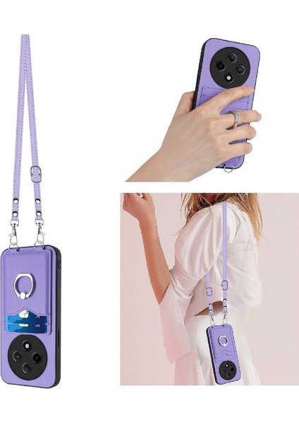 Oppo A3 Pro Doğru Insizyon Kickstand Fonksiyonu Için Uyumlu Kılıf Yüksek (Yurt Dışından) modelleri