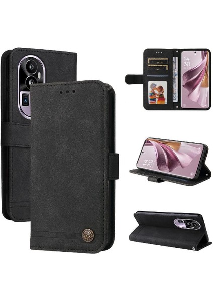 Oppo Reno 10 Pro Plus Kart Yuvası Tutucular Cüzdan Uzun Kayış Için Flip Case (Yurt Dışından) indirimleri