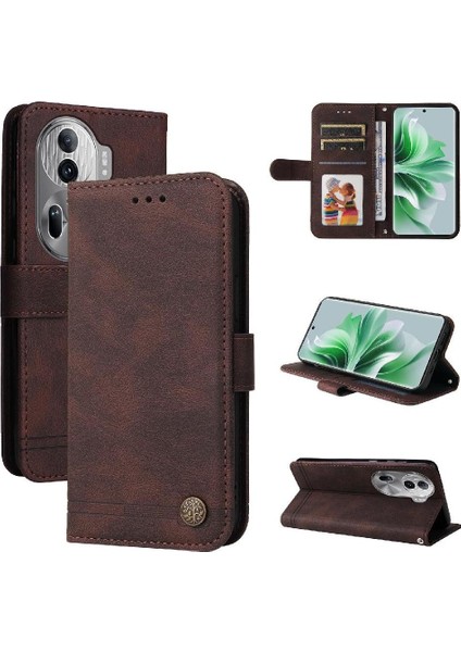 Oppo Reno 11 Pro 5g Kart Yuvası Tutucular Uzun Kayış Cüzdan Için Flip Case (Yurt Dışından) indirimleri
