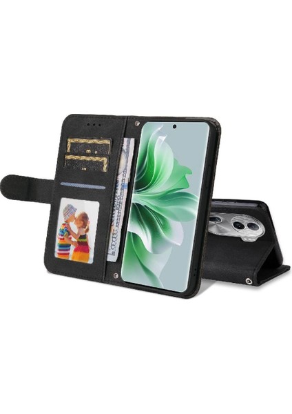 Oppo Reno 11 Pro 5g Kart Yuvası Tutucular Uzun Kayış Cüzdan Için Flip Case (Yurt Dışından) indirimleri
