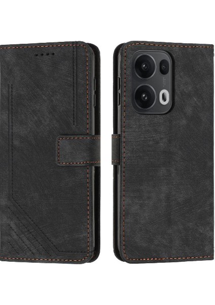 Oppo Reno 13 Pro 5g Cüzdan Kartı Ekleme Pu Deri Için Flip Case (Yurt Dışından)