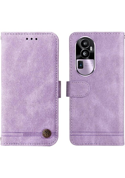 Oppo Reno 10 Pro Plus Kart Yuvası Tutucular Cüzdan Uzun Kayış Için Flip Case (Yurt Dışından)