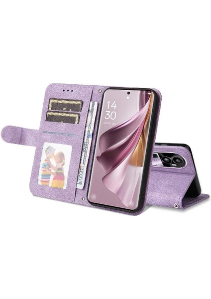 Oppo Reno 10 Pro Plus Kart Yuvası Tutucular Cüzdan Uzun Kayış Için Flip Case (Yurt Dışından) fırsatları