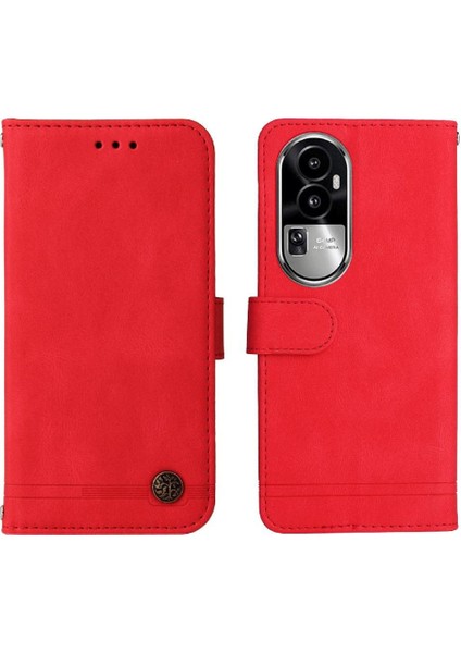 Oppo Reno 10 5g Kart Yuvası Sahipleri Için Flip Case Uzun Kayış Darbeye (Yurt Dışından)