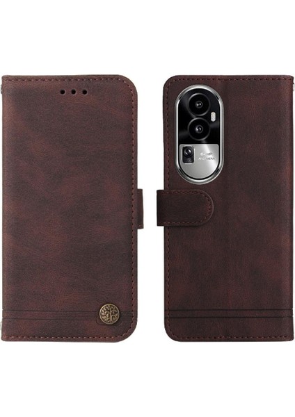 Oppo Reno 10 5g Kart Yuvası Sahipleri Için Flip Case Uzun Kayış Darbeye (Yurt Dışından)