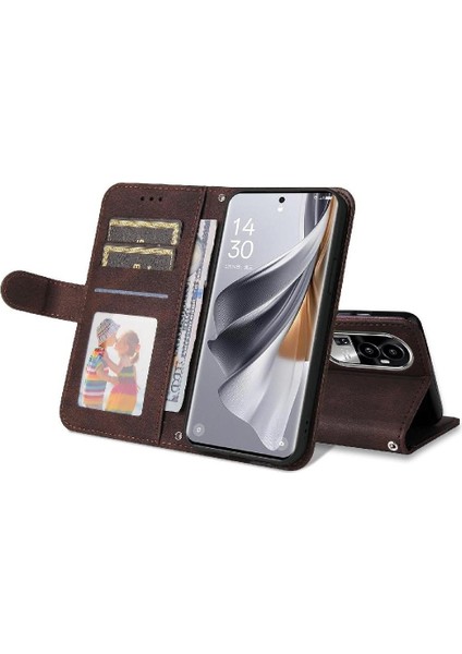 Oppo Reno 10 5g Kart Yuvası Sahipleri Için Flip Case Uzun Kayış Darbeye (Yurt Dışından) fırsatları