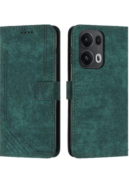 Oppo Reno 13 Pro 5g Cüzdan Kartı Ekleme Pu Deri Için Flip Case (Yurt Dışından)