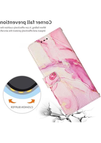Oppo Reno 13 Pro 5g Toka Flap Boyalı Mermer Cüzdan Kılıf Için Flip Case (Yurt Dışından) fiyatları