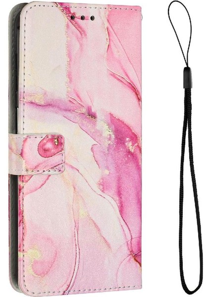 Oppo Reno 13 Pro 5g Toka Flap Boyalı Mermer Cüzdan Kılıf Için Flip Case (Yurt Dışından) modelleri
