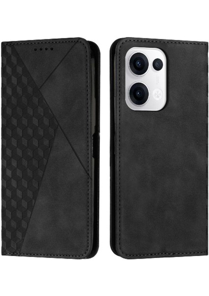 Oppo Reno 13 5g Cüzdan Kickstand Kart Ekleme Pu Deri Için Flip Case (Yurt Dışından)