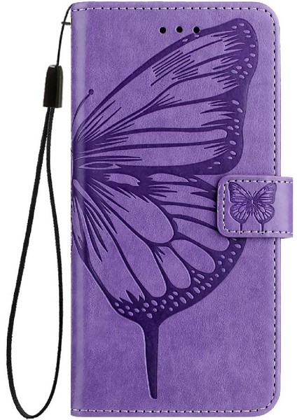 Oppo Reno 13 Pro Kabartma Kelebek Premium Deri Manyetik Için Kılıf (Yurt Dışından) fiyatları