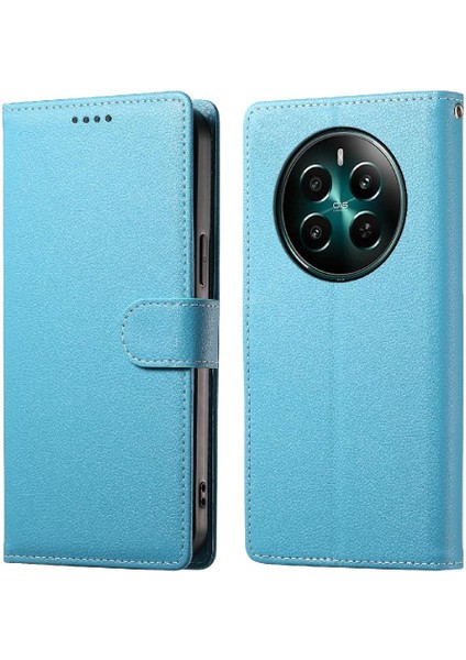 Realme 13 4g Manyetik Kapatma Günlük Kullanım Darbeye Dayanıklı Kart Yuvaları Için Kılıf (Yurt Dışından)