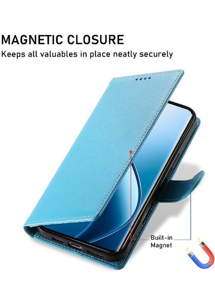 Realme 13 4g Manyetik Kapatma Günlük Kullanım Darbeye Dayanıklı Kart Yuvaları Için Kılıf (Yurt Dışından) fırsatları