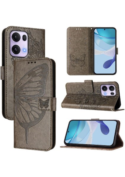 Oppo Reno 13 Pro Kabartma Kelebek Premium Deri Manyetik Için Kılıf (Yurt Dışından) indirimleri