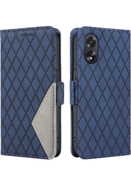 Kart Yuvası ve El Kayışı Iki Renk Ekleme ile Oppo A38 4g Için Flip Case (Yurt Dışından) modelleri