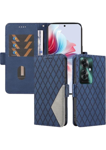 Kart ile Oppo Reno 11F 5g Şık Koruyucu Telefon Kılıfı Için Flip Case ve (Yurt Dışından)