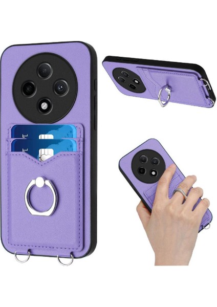 Oppo A3 Pro Vaka Doğru Kesi Kickstand Fonksiyonu ile Uyumlu Yüksek (Yurt Dışından)