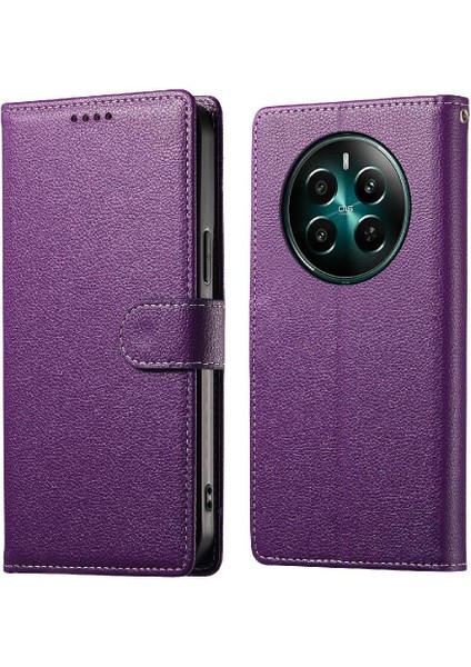 Realme 13 4g Manyetik Kapatma Günlük Kullanım Darbeye Dayanıklı Kart Yuvaları Için Kılıf (Yurt Dışından) fırsatları