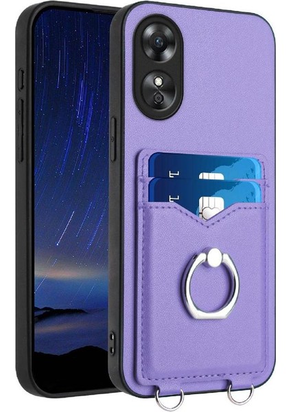 Oppo A17 Vaka Kickstand Fonksiyonu ile Uyumlu Benzersiz (Yurt Dışından)