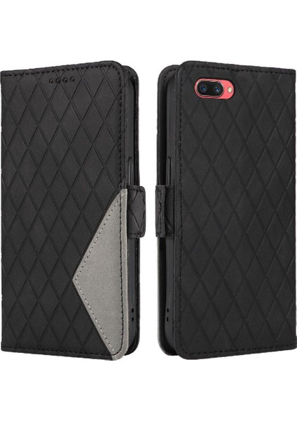 Kart Yuvası ve El Kayışı Şık Koruyucu Iki ile Oppo A7 Için Flip Case (Yurt Dışından) fırsatları
