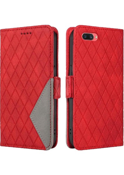 Kart Yuvası ve El Kayışı Şık Koruyucu Iki ile Oppo A7 Için Flip Case (Yurt Dışından) fırsatları