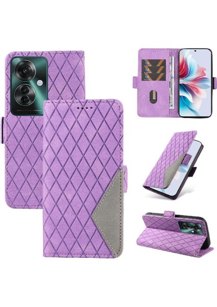 Kart ile Oppo Reno 11F 5g Şık Koruyucu Telefon Kılıfı Için Flip Case ve (Yurt Dışından)