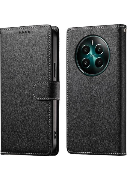 Realme 13 4g Manyetik Kapatma Günlük Kullanım Darbeye Dayanıklı Kart Yuvaları Için Kılıf (Yurt Dışından) fırsatları