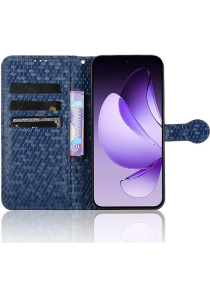Oppo Reno 13 5g Manyetik Toka Geometrik Desen Deri Cüzdan Için Kılıf (Yurt Dışından) fırsatları