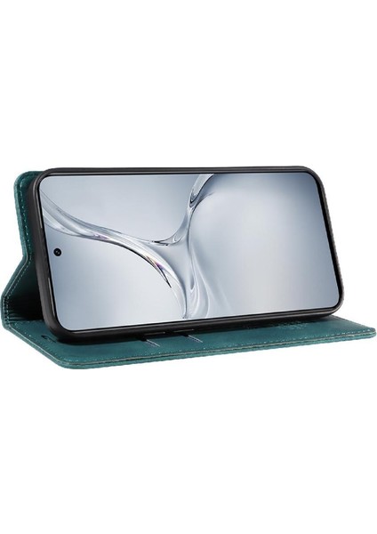Realme 14 Pro Plus Koruyucu Folyo Cüzdan Pu Deri Manyetik Için Kılıf (Yurt Dışından)