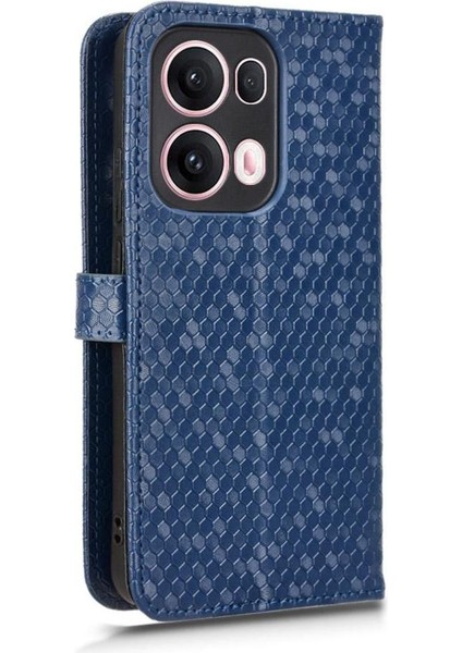 Oppo Reno 13 Pro 5g Deri Cüzdan Kapak Için Kılıf Geometrik Desen Toka (Yurt Dışından) fırsatları