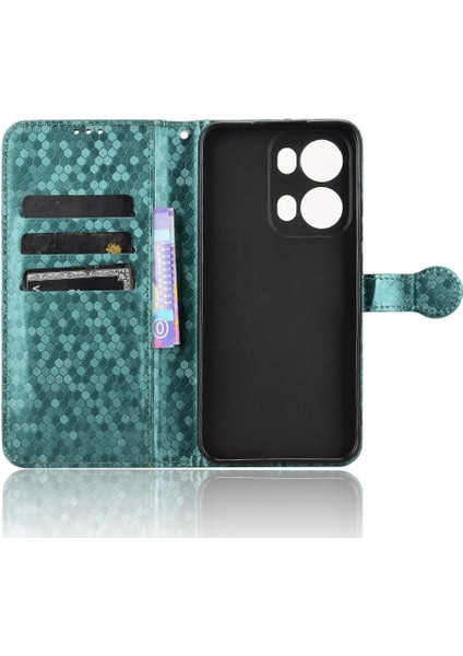 Oppo Reno 13 Pro 5g Deri Cüzdan Kapak Için Kılıf Geometrik Desen Toka (Yurt Dışından) fırsatları