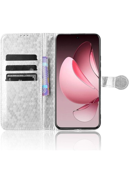 Oppo Reno 13 Pro 5g Deri Cüzdan Kapak Için Kılıf Geometrik Desen Toka (Yurt Dışından) fırsatları