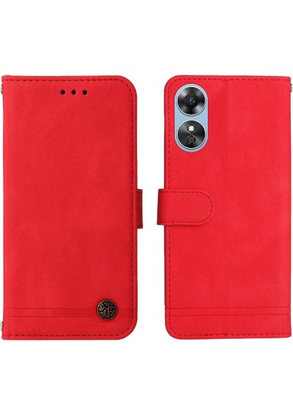 Oppo A17/A17K Uzun Kayış Darbeye Dayanıklı Kart Yuvası Sahipleri Için Kılıf Kısa Kayış (Yurt Dışından)