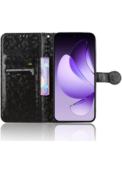 Oppo Reno 13 5g Manyetik Toka Geometrik Desen Deri Cüzdan Için Kılıf (Yurt Dışından) indirimleri